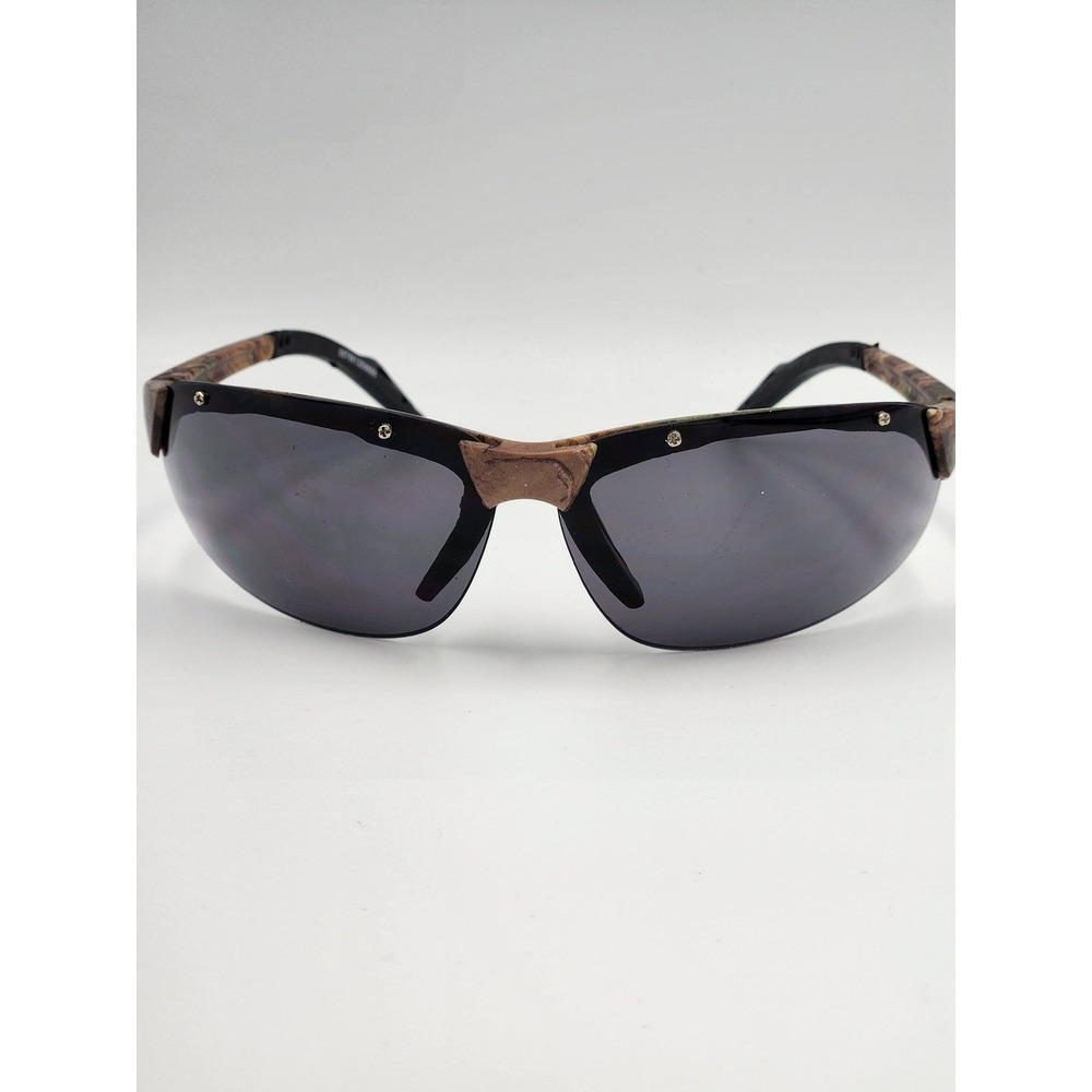 Men's Lightweight Camo Wrap Around Sunglasses Outdoor Sport Shades
